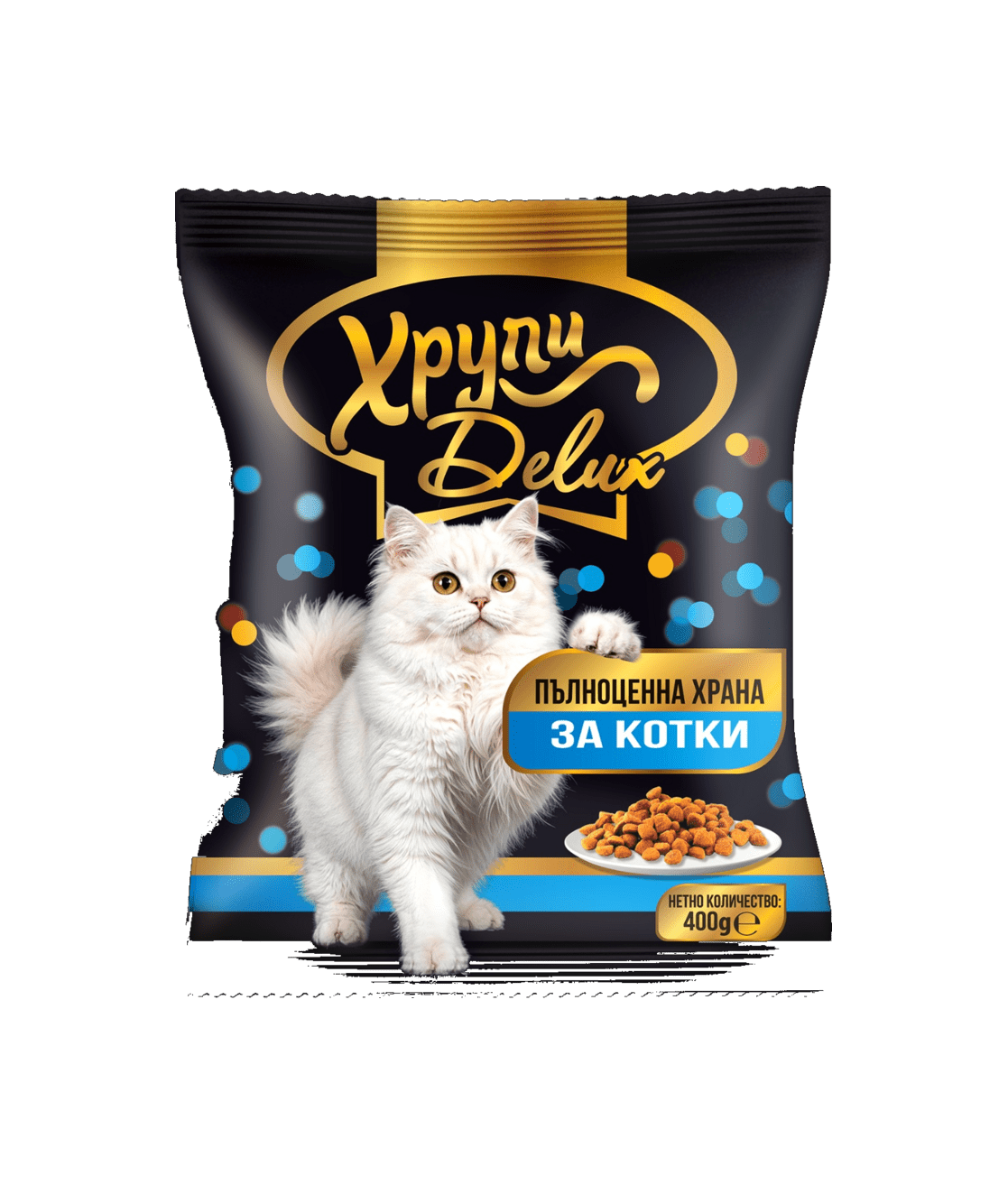 Хрупи Делукс 400 g — за котки