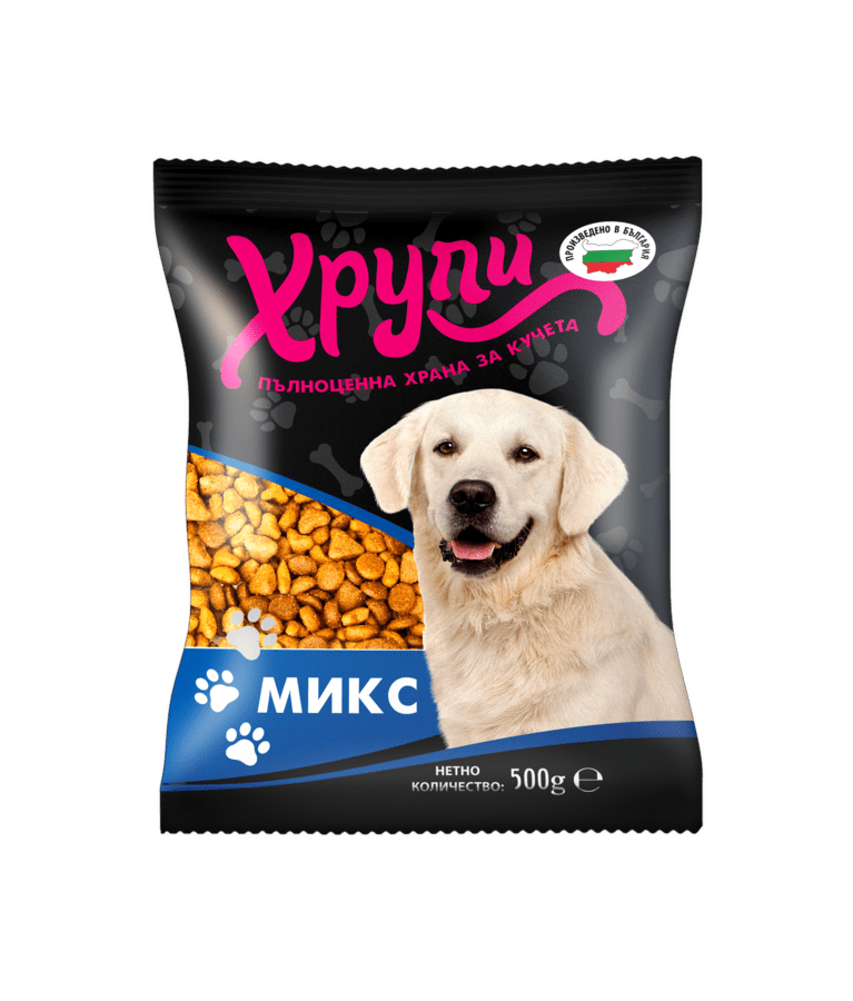 Хрупи Микс 500 g — за кучета